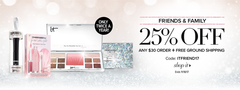 25% off any order of $30, plus free shipping, with code ITFRIEND17
